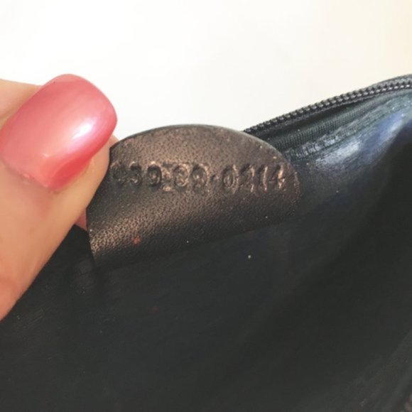 Gucci Navy Blue Large G Logo Print Coated Canvas - Picture 8 of 9